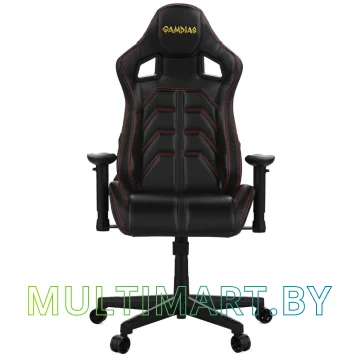 Кресло компьютерное Gamdias Ulisses MF1 (черный/красный)